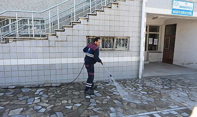 Camiler bayrama hazırlanıyor