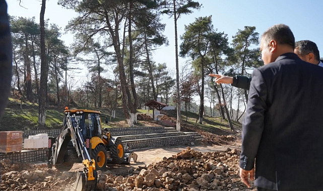 Çan Belediyesi'nden Garip Analar Mesire Alanı Projesi hızla devam ediyor