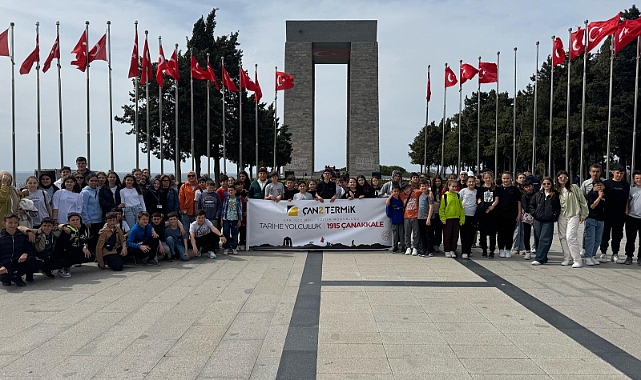 Çan2 Termik'ten öğrencilere Çanakkale Şehitliği gezisi