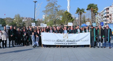 Çanakkale Barosu'ndan Adalet İçin Yürüyüş