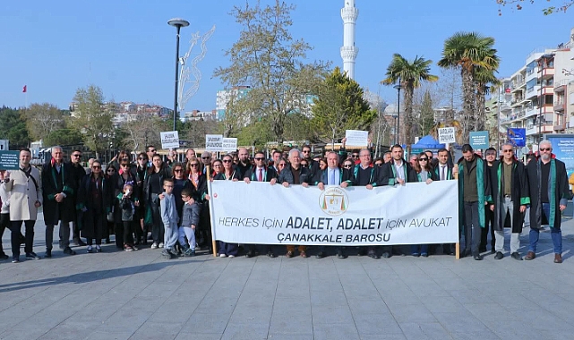 Çanakkale Barosu'ndan Adalet İçin Yürüyüş