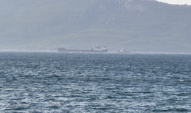 Çanakkale Boğazı'nda Gemi arızası