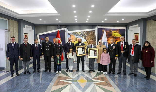 Çanakkale’de Gazilere Devlet Övünç Madalyası takdim edildi