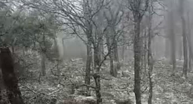 Çanakkale'de kar yağışı başladı!
