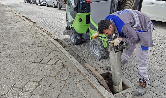 Çanakkale'de yağmur öncesi temizlik