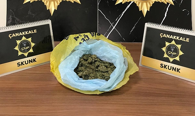 Çanakkale Emniyeti'nden narkotik operasyonu!