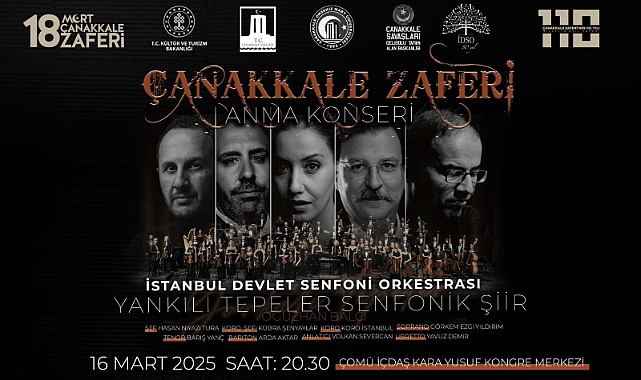 Çanakkale Zaferi’nin 110. yılında anma konseri düzenlenecek