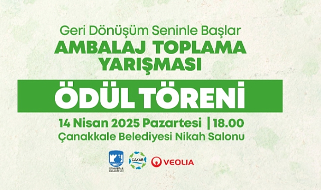 “Geri Dönüşüm Seninle Başlar” Yarışmasında Ödüller Sahiplerini Buluyor