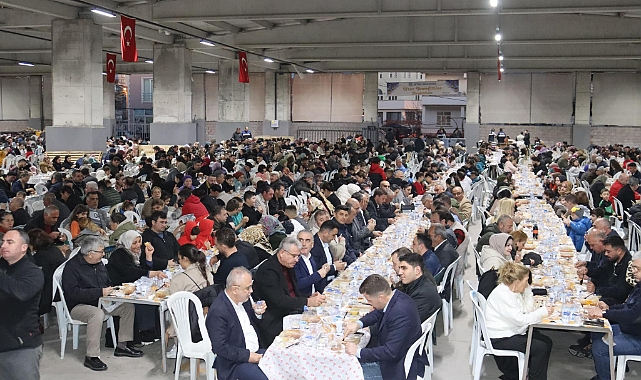 Geyikli'de Geleneksel İftar Programına yoğun katılım