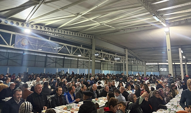 Karabiga'da geleneksel iftar programı