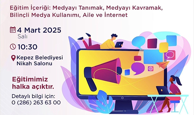Kepez’de Medya Eğitimi düzenlenecek