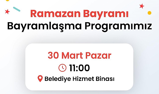 Küçükkuyu'da bayramlaşma programı