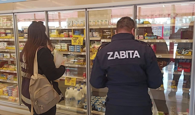 Küçükkuyu'da market ve fırınlara denetim