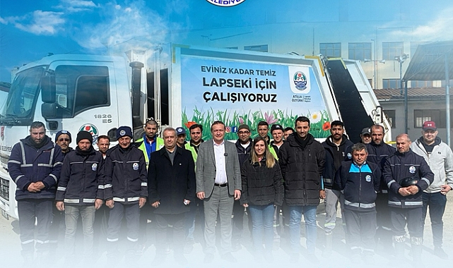 Lapseki Belediyesi çöp toplama hizmetini kendi bünyesine aldı