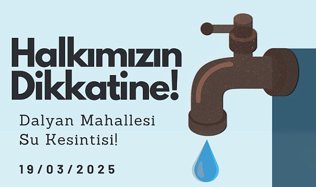 Lapseki Dalyan Mahallesi’nde Su Kesintisi