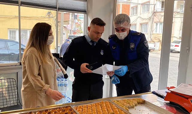 Lapseki'de bayram öncesi denetim