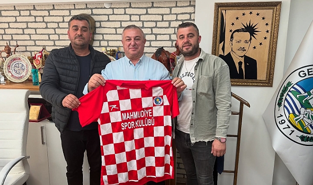 Mahmudiye Spor Kulübü’nden Geyikli Belediyesi’ne ziyaret