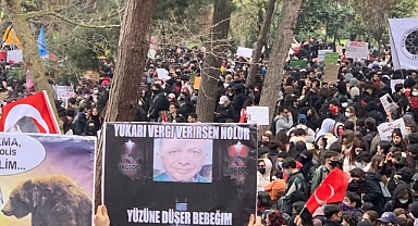 Öğrenciler Maçka Parkı'nda toplandı