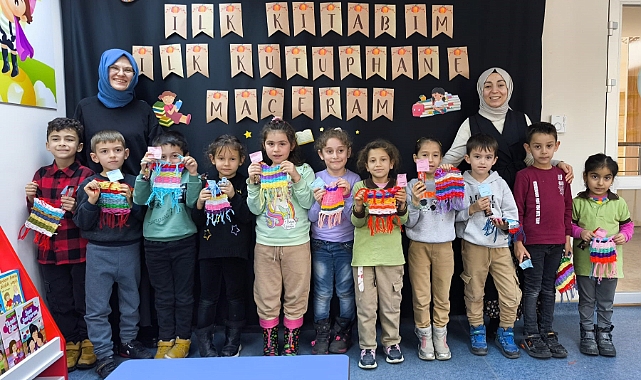 Öğrencilerden kütüphane ziyareti