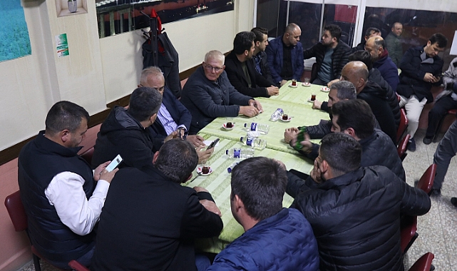 Ömer Faruk Göktürk, Lapseki Yeniceköy’de vatandaşlarla buluştu