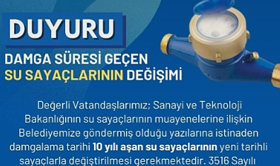 Su Sayaçlarında Zaman Aşımı Olanlara Cezai İşlem Uygulanacak!