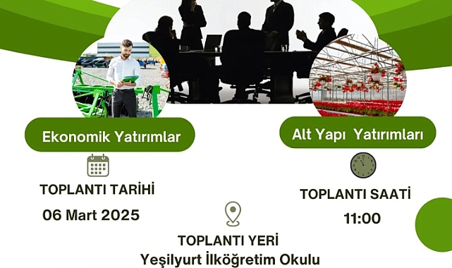Yenice’de Kırsal Kalkınma Destekleri Bilgilendirme Toplantısı düzenlenecek