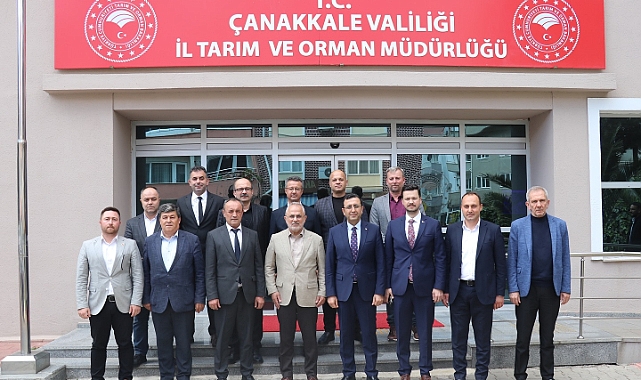 AK Parti Çanakkale İl Teşkilatından Müdür Demirhan'a ziyaret