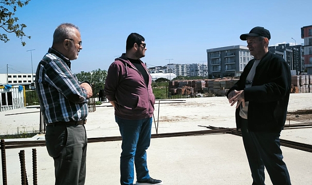 AK Parti İl Başkanı Göktürk’ten Conkbayırı Camii inşaatında inceleme