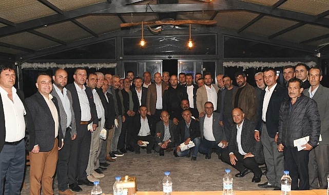 Ayhan Gider Lapseki'de muhtarlarla buluştu