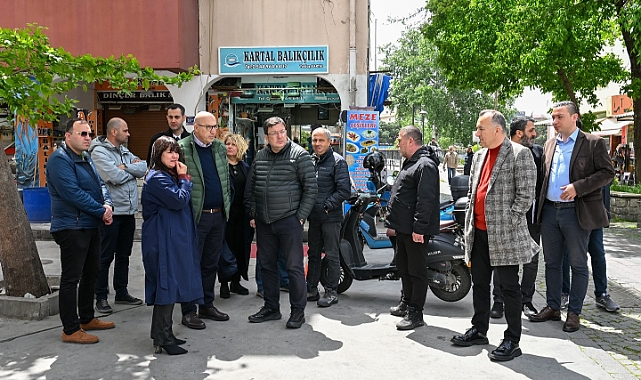 Başkan Erkek, Balıkhane ve Çarşı esnafıyla buluştu
