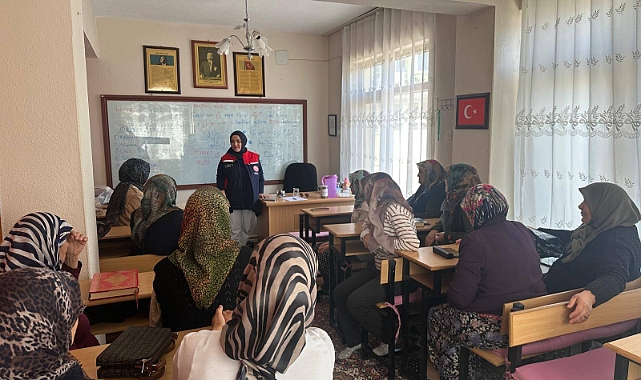 Bayramiç'te Kur'an kursu kursiyerlerine su verimliliği eğitimi