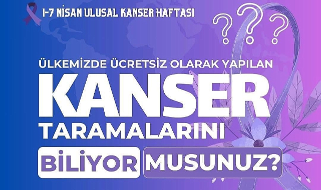 Biga Devlet Hastanesi'nden Ücretsiz Kanser Taraması