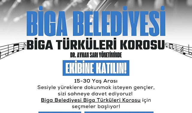 Biga Türküleri Korosu yeni seslerini arıyor