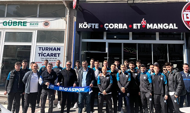 Bigaspor'a Kepezspor maçı öncesi moral kahvaltısı
