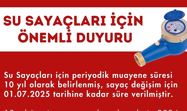 Bozcaada Belediyesi’nden su sayacı değişimi için önemli duyuru