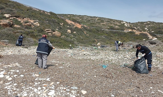 Bozcaada’da temizlik ve çevre düzenlemeleri aralıksız devam ediyor