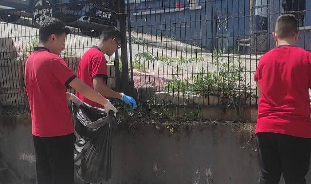 Çan'da öğrencilerden “Yeşil Dönüşüm” için farkındalık etkinliği