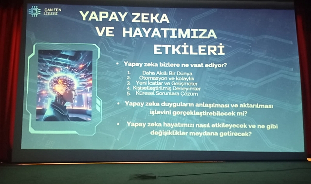 Çan Fen Lisesi’nden “Geleceğin Teknolojileri” sunumu