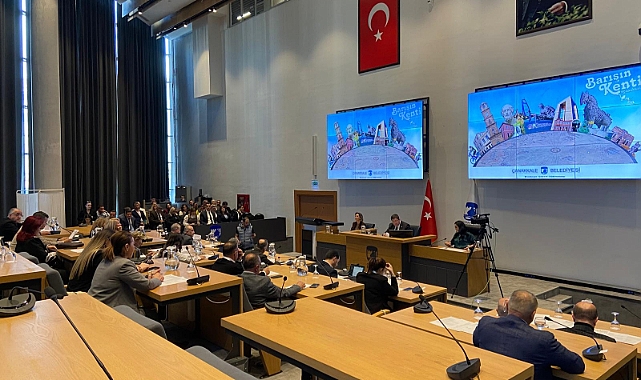 Çanakkale Belediyesi Nisan ayı Olağan Meclis Toplantısı başladı