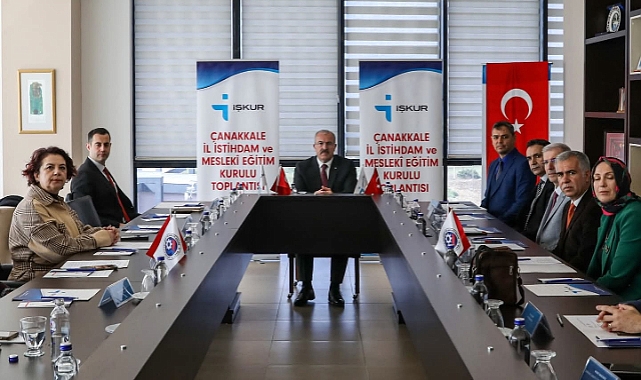 Çanakkale'de İl İstihdam ve Mesleki Eğitim Kurulu Toplantısı Gerçekleştirildi