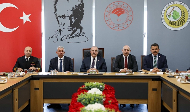 Çanakkale’de orman yangınlarıyla mücadele toplantısı gerçekleştirildi
