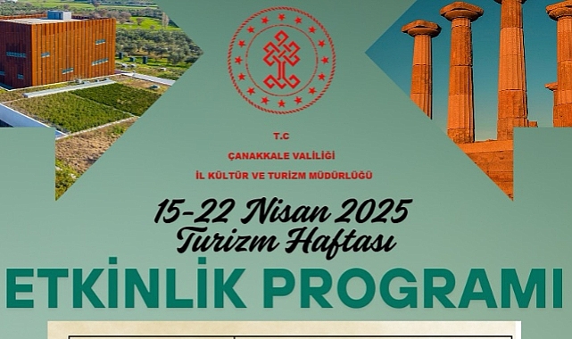 Çanakkale'de Turizm Haftası etkinlikleri başlıyor