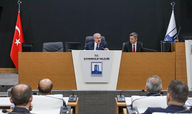 Çanakkale İl Koordinasyon Kurulu toplantısı gerçekleştirildi