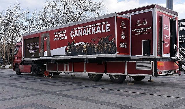 Çanakkale Savaşları Mobil Müzesi Balkan turuna devam ediyor. Müze en son Karadağ'da ziyarete açıldı