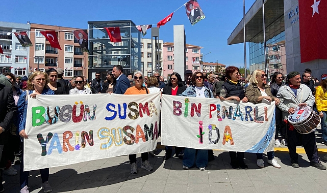 Çanakkaleliler suyuna sahip çıkmak için toplandı