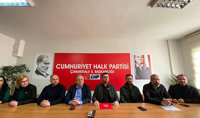 CHP Çanakkale İl Gençlik Kolları'ndan, ifadeye çağırılan Eren Saraç'a destek