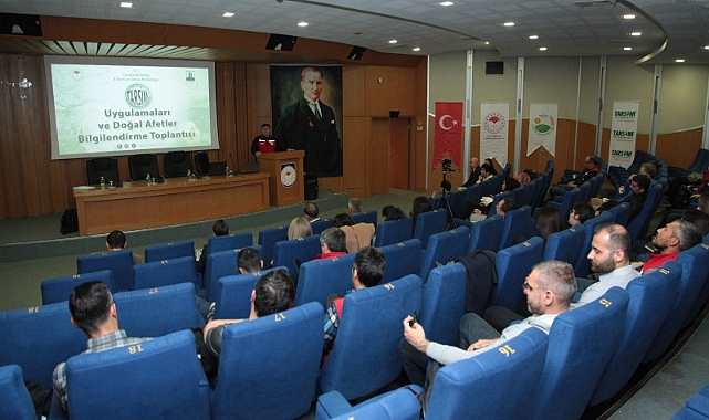 Doğal afetlere karşı TARSİM toplantısı yoğun ilgi gördü