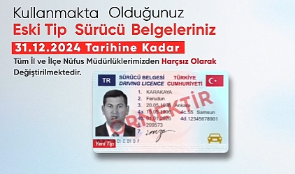 Eski tip ehliyetler için zaman daralıyor! Son değiştirme tarih açıklandı