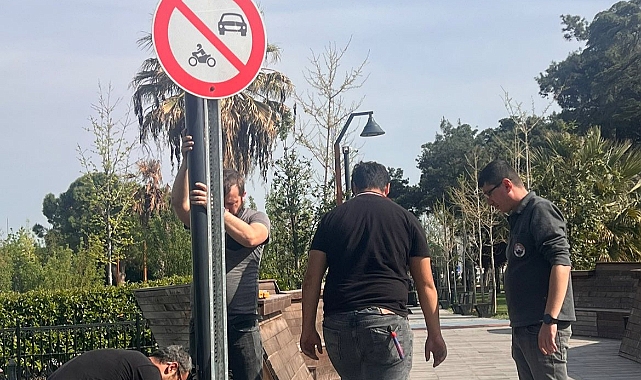 Ezine’de yaya güvenliği için elektronik denetim sistemi devrede
