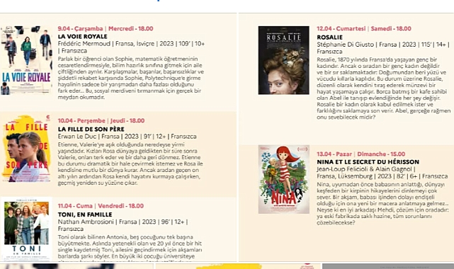 Frankofon Film Festivali 9-13 Nisan Tarihleri Arasında MAHAL Sanat’ta!